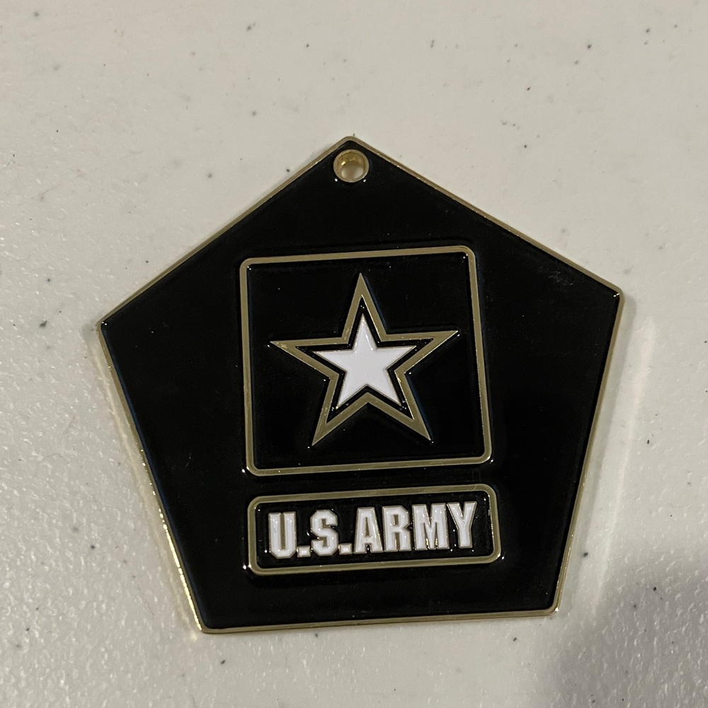 U.S. Army Black and Gold Coin